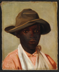 Et dansk guldalderportræt af en afrikansk dreng, malet af en af de største, franske impressionister.